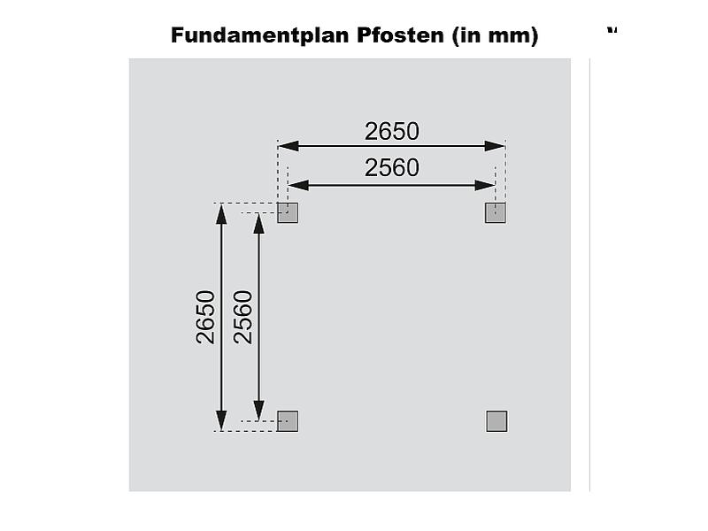 Karibu 4-Eck Pavillon Eco Sevilla