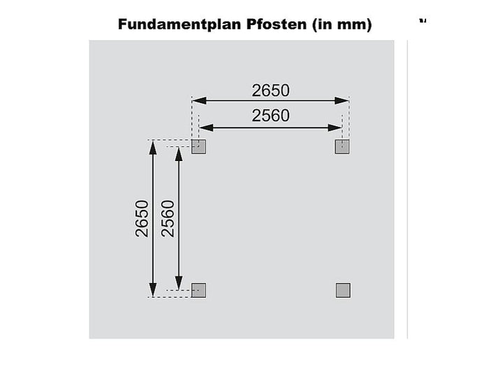 Karibu 4-Eck Pavillon Eco Sevilla