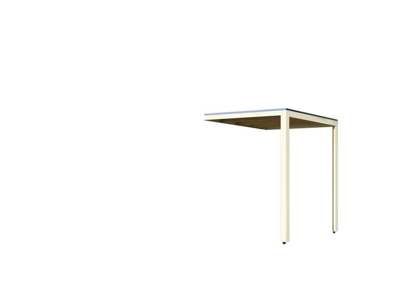 Karibu Anbaudach für Cuben/ Hygge, elfenbeinweiß