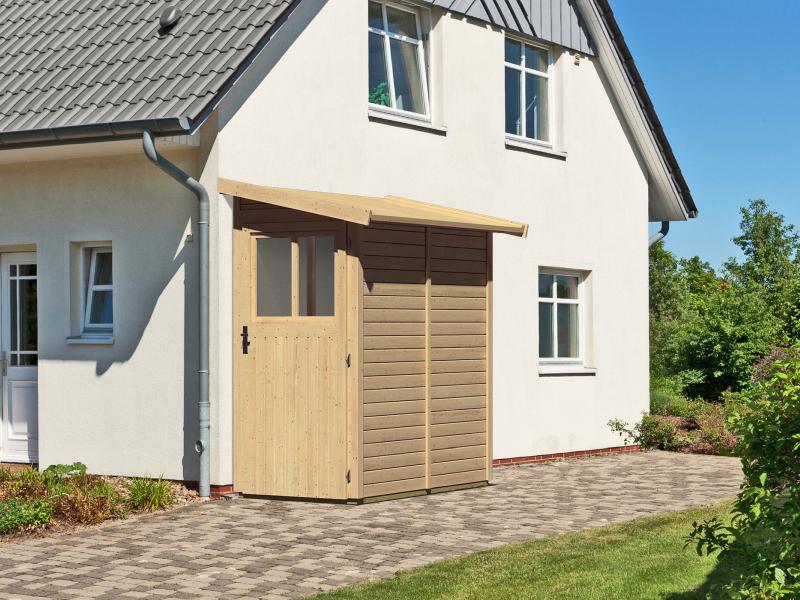 Karibu Anlehngartenhaus Görlitz natur 19 mm