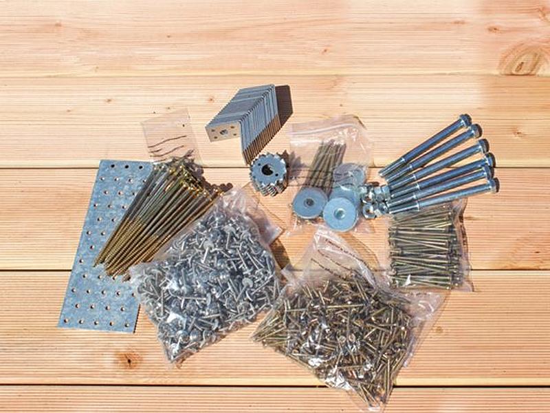 Karibu Beschlagbeutel Doppelcarport ECO 1