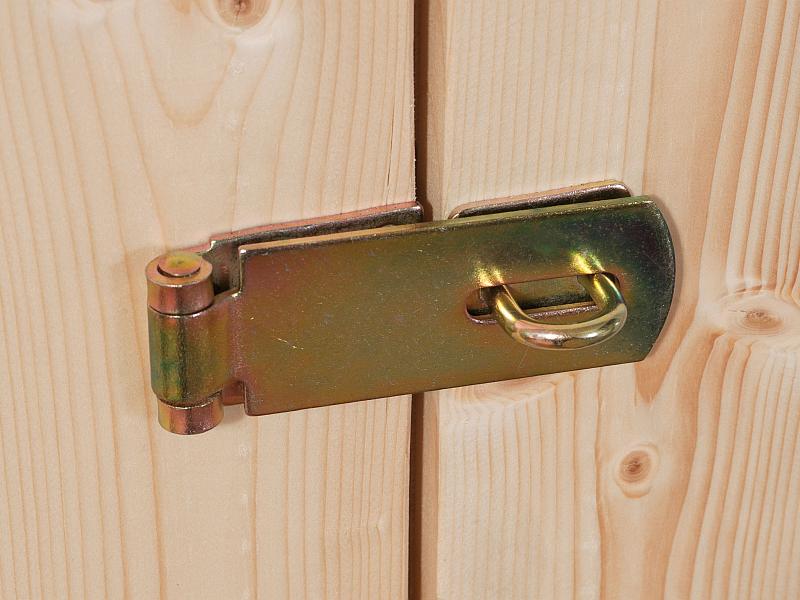 Karibu Blockbohlengarage 28 mm natur