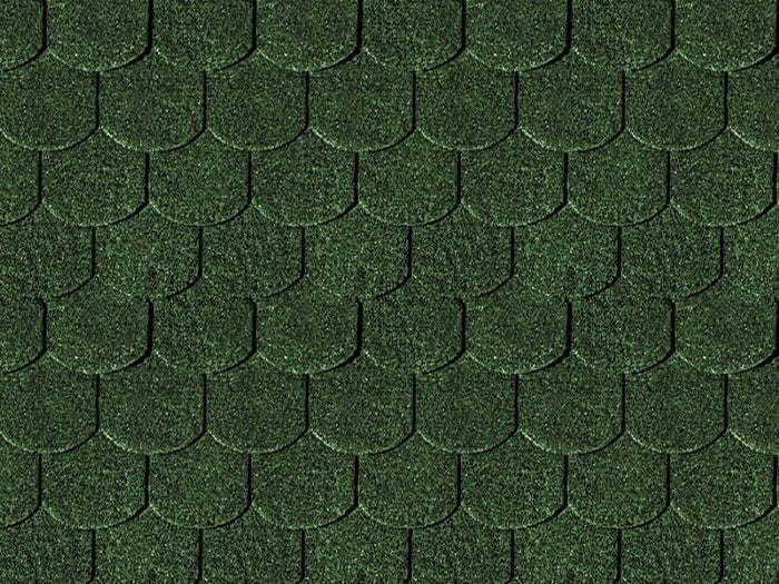 Karibu Dachschindeln Biberschwanz dunkelgrün 1 Paket