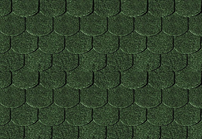 Karibu Dachschindeln Biberschwanz dunkelgrün 1 Paket