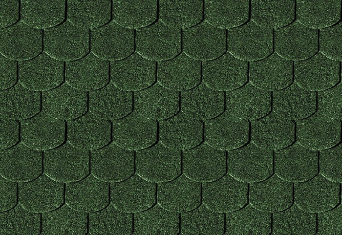 Karibu Dachschindeln Biberschwanz dunkelgrün 1 Paket