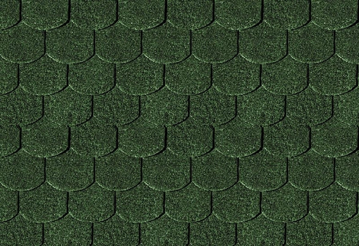 Karibu Dachschindeln Biberschwanz dunkelgrün 1 Paket