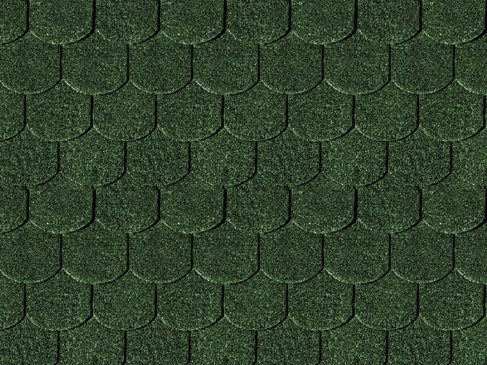 Karibu Dachschindeln Biberschwanz dunkelgrün 2 Pakete