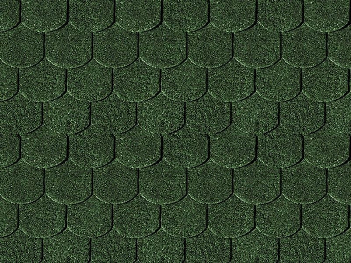 Karibu Dachschindeln Biberschwanz dunkelgrün 6 Pakete