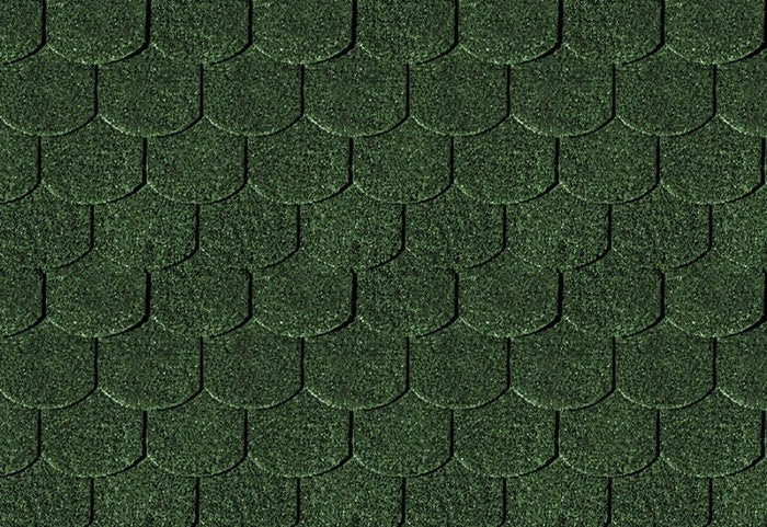 Karibu Dachschindeln Biberschwanz dunkelgrün 6 Pakete