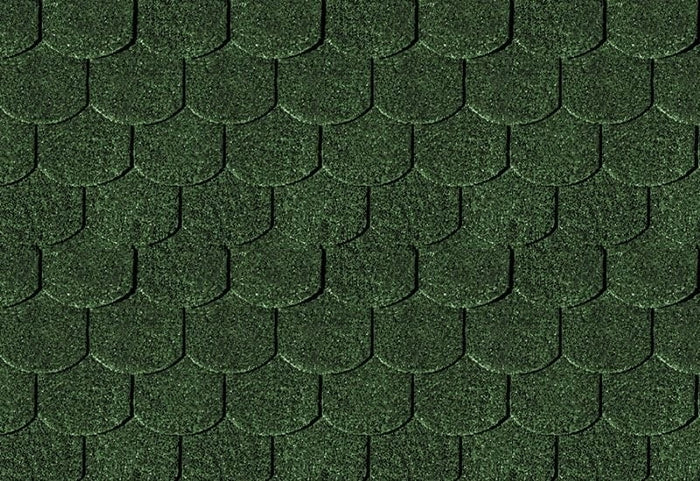 Karibu Dachschindeln Biberschwanz dunkelgrün 7 Pakete