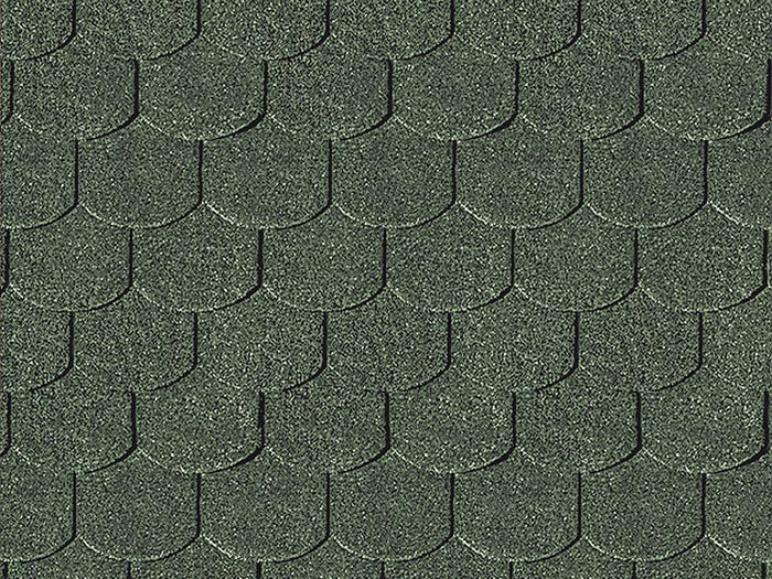 Karibu Dachschindeln Biberschwanz dunkelgrün