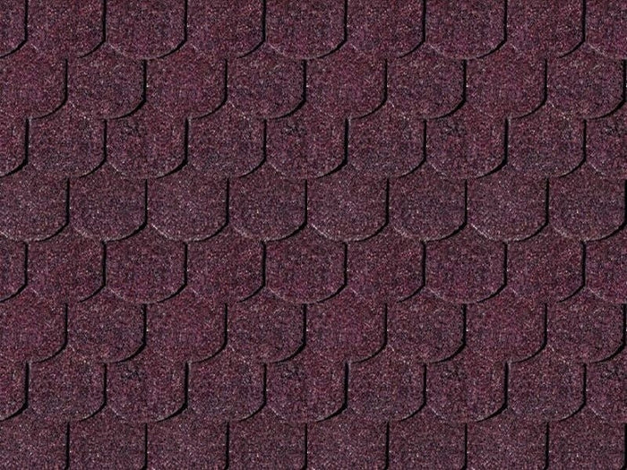 Karibu Dachschindeln Biberschwanz dunkelrot 1 Paket