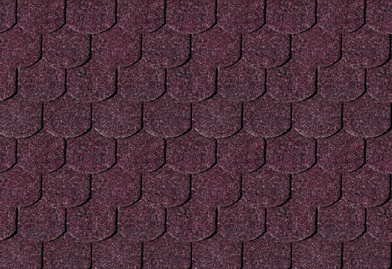 Karibu Dachschindeln Biberschwanz dunkelrot 1 Paket