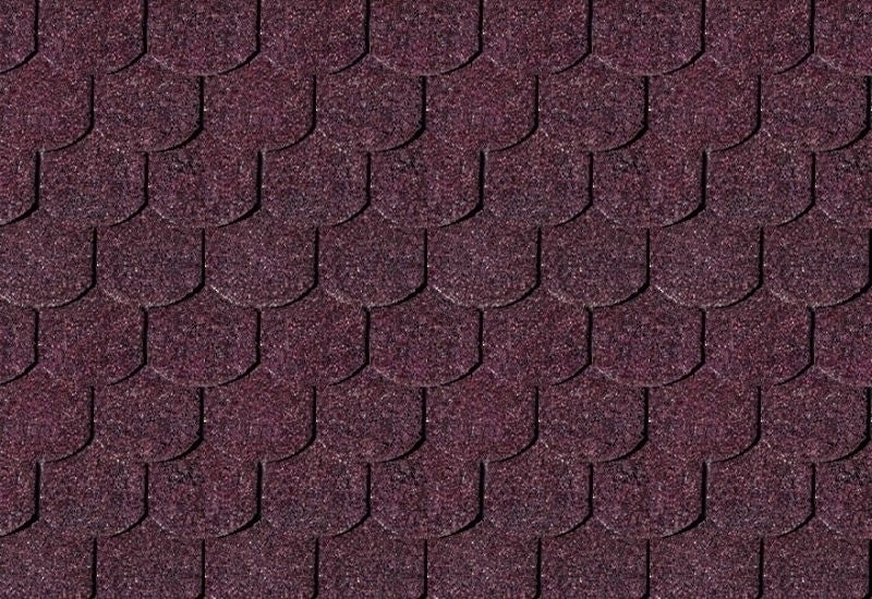 Karibu Dachschindeln Biberschwanz dunkelrot 10 Pakete