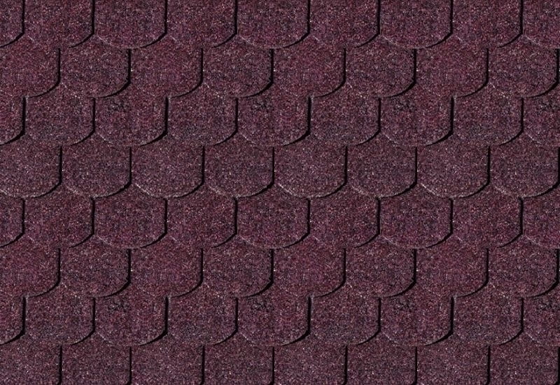 Karibu Dachschindeln Biberschwanz dunkelrot 11 Pakete