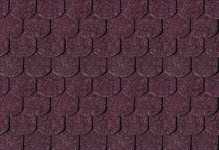 Karibu Dachschindeln Biberschwanz dunkelrot 13 Pakete