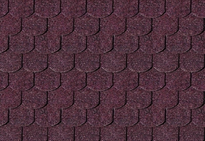 Karibu Dachschindeln Biberschwanz dunkelrot 19 Pakete