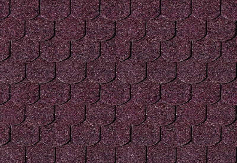 Karibu Dachschindeln Biberschwanz dunkelrot 1 Paket