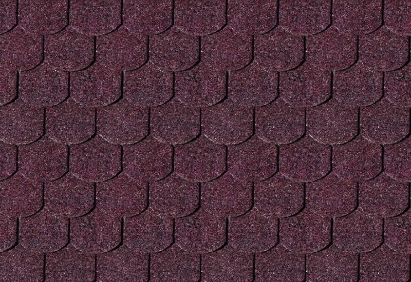 Karibu Dachschindeln Biberschwanz dunkelrot 21 Pakete