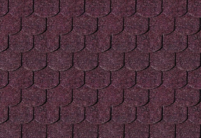 Karibu Dachschindeln Biberschwanz dunkelrot 2 Pakete