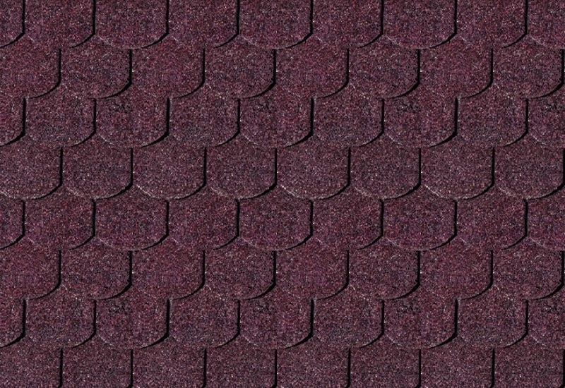 Karibu Dachschindeln Biberschwanz dunkelrot 3 Pakete