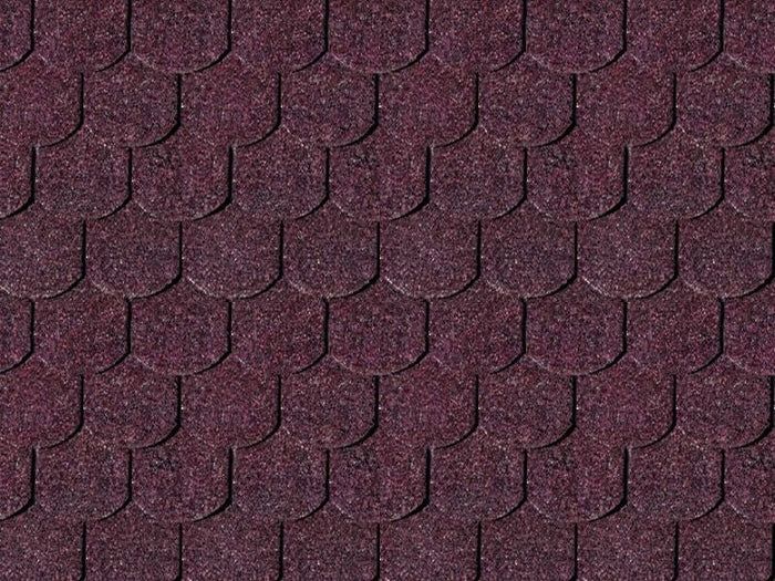 Karibu Dachschindeln Biberschwanz dunkelrot 9 Pakete