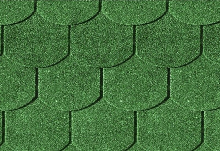 Karibu Dachschindeln Biberschwanz grün 21 Pakete