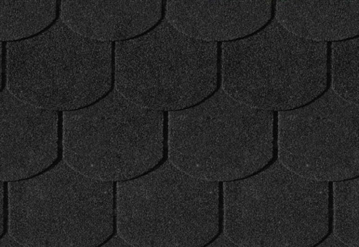 Karibu Dachschindeln Biberschwanz schwarz 27 Paket