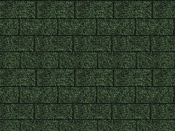 Karibu Dachschindeln Rechteck dunkelgrün 1 Paket