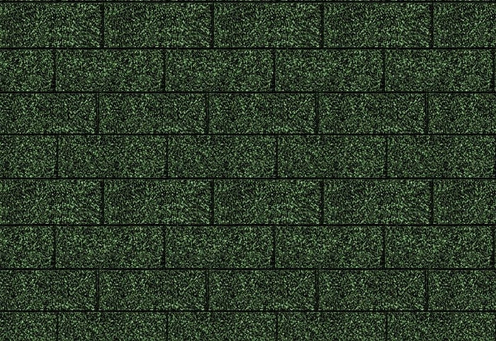 Karibu Dachschindeln Rechteck dunkelgrün 1 Paket