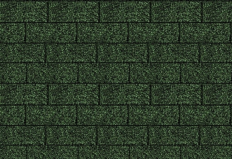 Karibu Dachschindeln Rechteck dunkelgrün 11 Pakete