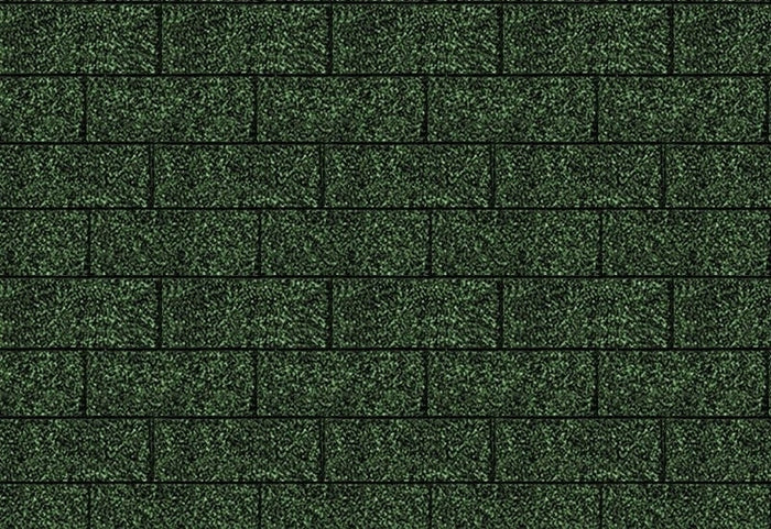 Karibu Dachschindeln Rechteck dunkelgrün 11 Pakete