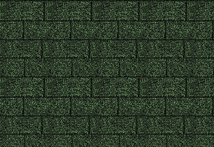 Karibu Dachschindeln Rechteck dunkelgrün 11 Pakete