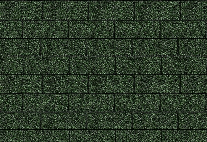 Karibu Dachschindeln Rechteck dunkelgrün 13 Pakete