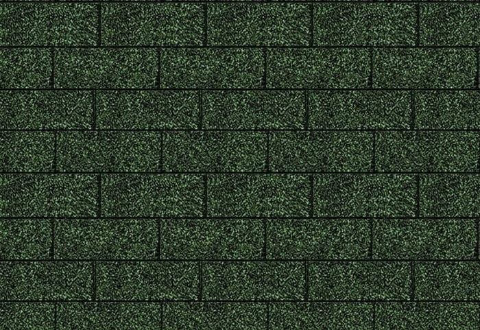 Karibu Dachschindeln Rechteck dunkelgrün 14 Pakete