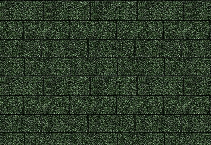 Karibu Dachschindeln Rechteck dunkelgrün 15 Pakete