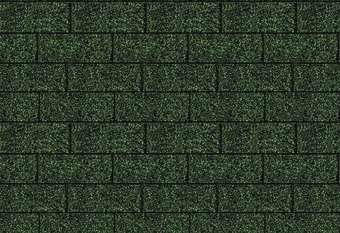 Karibu Dachschindeln Rechteck dunkelgrün 15 Pakete