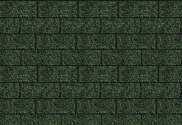 Karibu Dachschindeln Rechteck dunkelgrün 16 Pakete