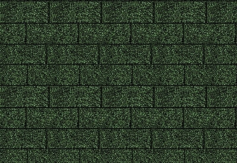 Karibu Dachschindeln Rechteck dunkelgrün 17 Pakete