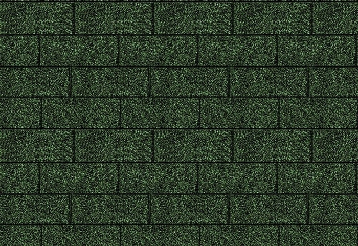 Karibu Dachschindeln Rechteck dunkelgrün 18 Pakete