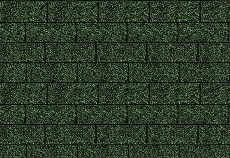 Karibu Dachschindeln Rechteck dunkelgrün 19 Pakete