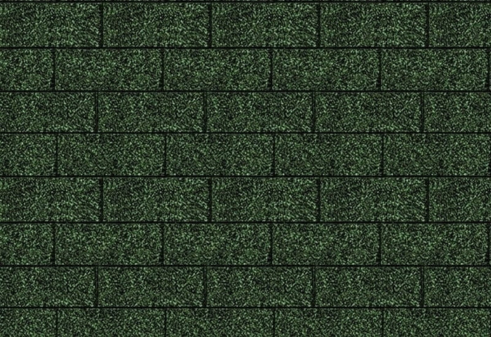 Karibu Dachschindeln Rechteck dunkelgrün 20 Pakete