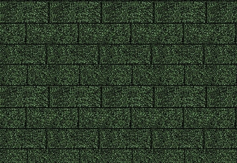 Karibu Dachschindeln Rechteck dunkelgrün 21 Pakete