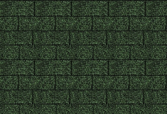 Karibu Dachschindeln Rechteck dunkelgrün 21 Pakete