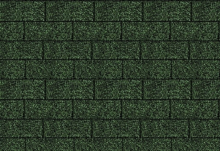 Karibu Dachschindeln Rechteck dunkelgrün 27 Pakete