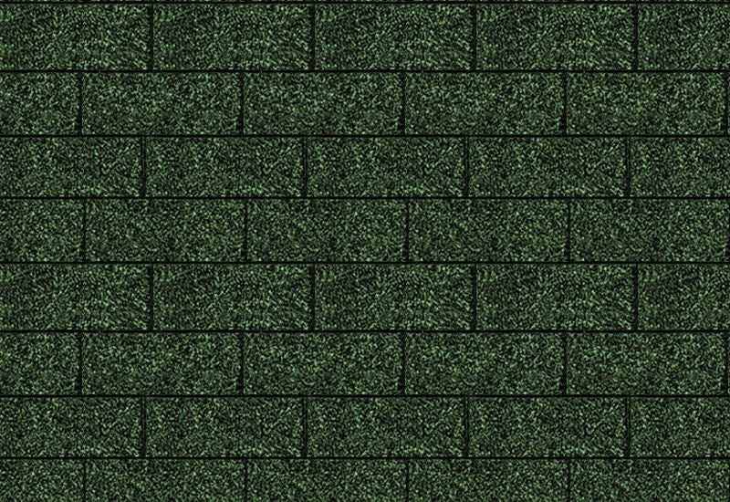 Karibu Dachschindeln Rechteck dunkelgrün 2 Pakete