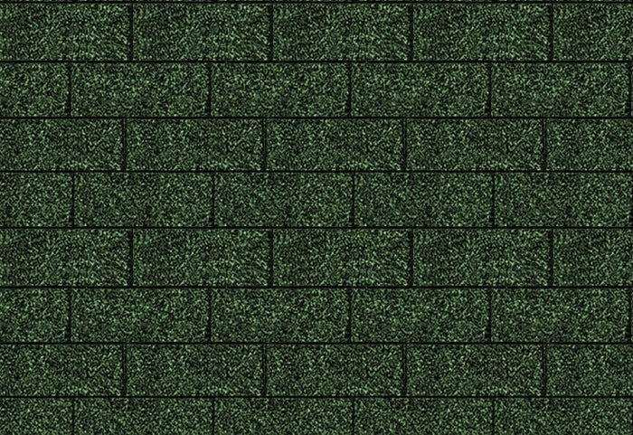 Karibu Dachschindeln Rechteck dunkelgrün 2 Pakete