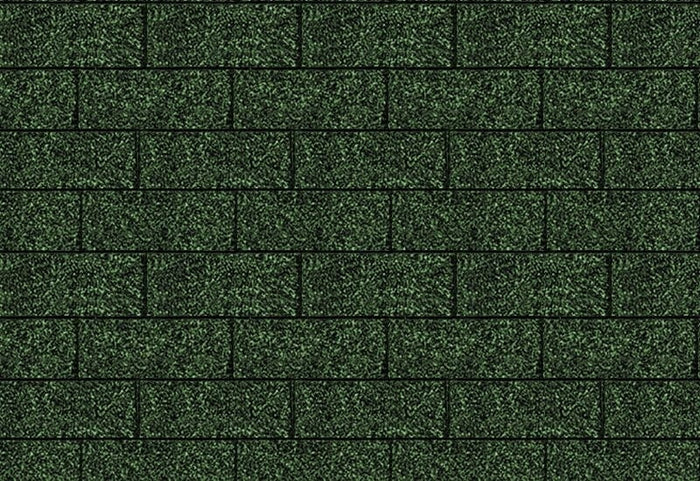 Karibu Dachschindeln Rechteck dunkelgrün 3 Pakete