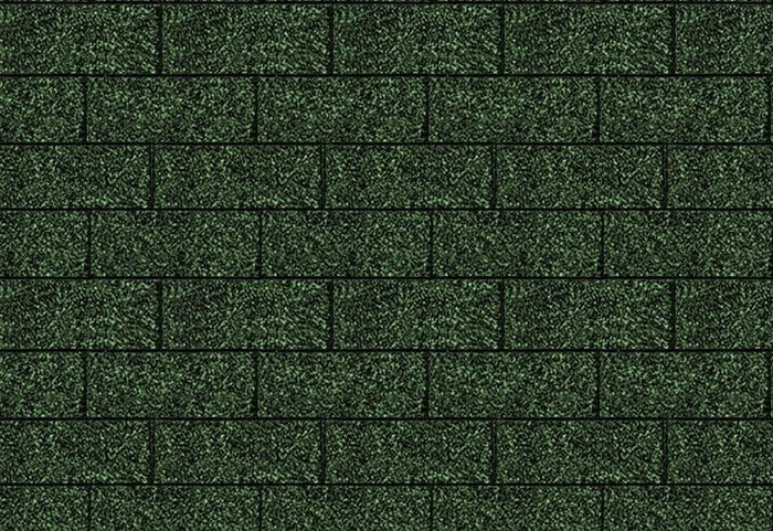 Karibu Dachschindeln Rechteck dunkelgrün 4 Pakete