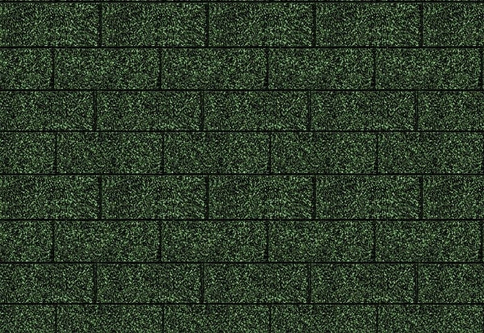 Karibu Dachschindeln Rechteck dunkelgrün 4 Pakete